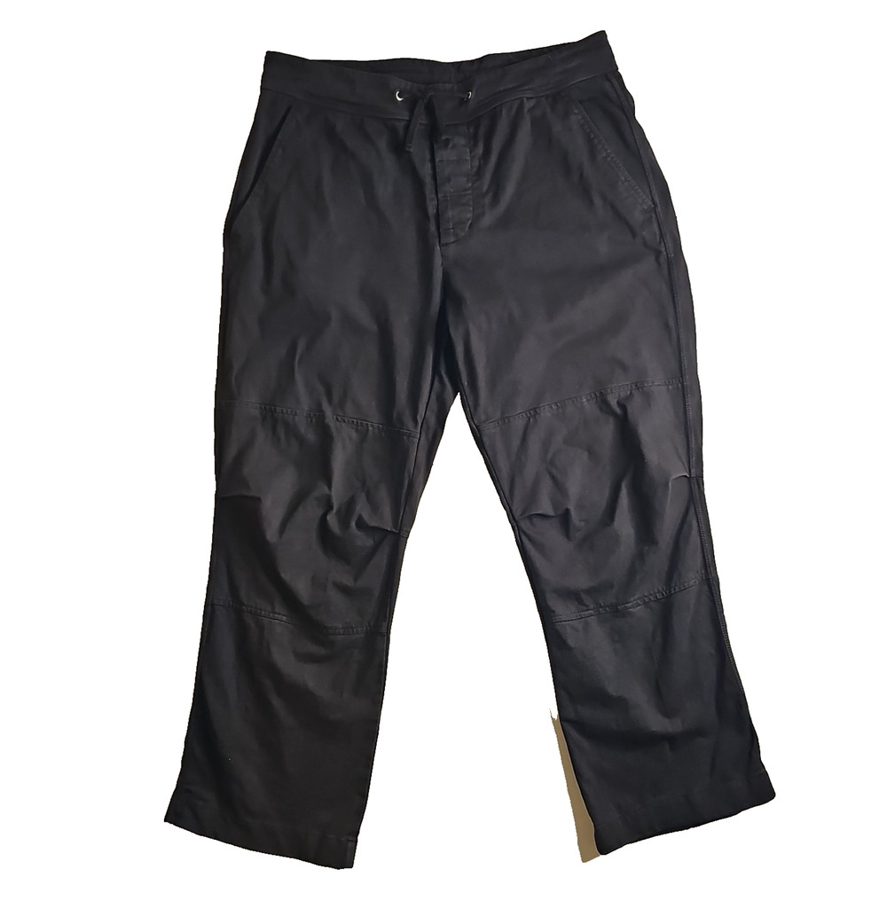 Standard James Perse Women’s Size 3 L Black Utility Drawstring Pants Made USA